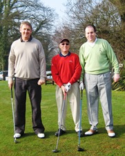 Alan Macdonald of Delmar Barlow, Gary Rose of rapid Office Systems Limited and Shane Raggett of Broadlands