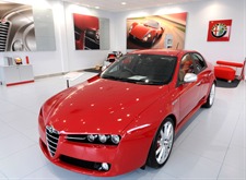 Alfa Romeo showroom by Gifford Grant